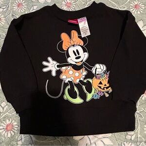 Disney Minnie Mouse Black and Orange Kids Hoodie